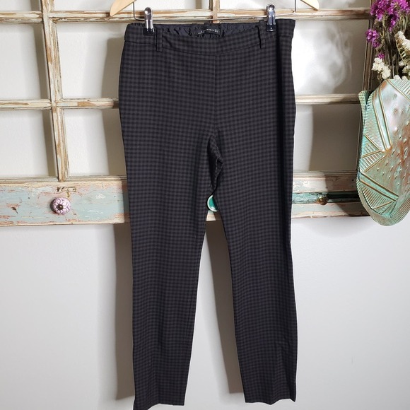 Zara Woman pants checkered pattern ladies size small - Picture 3 of 10